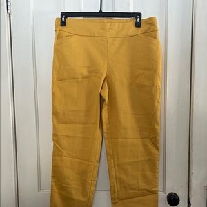 Croft & Barrow Golden Yellow Stretch Pants